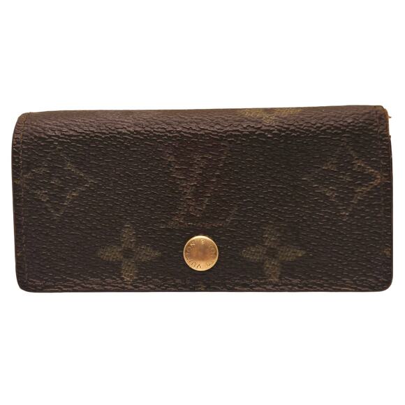 LOUIS VUITTON MONOGRAM 4-RING KEY HOLDER WALLET – TRI-FOLD – MADE IN FRANCE - Picture 2 of 10